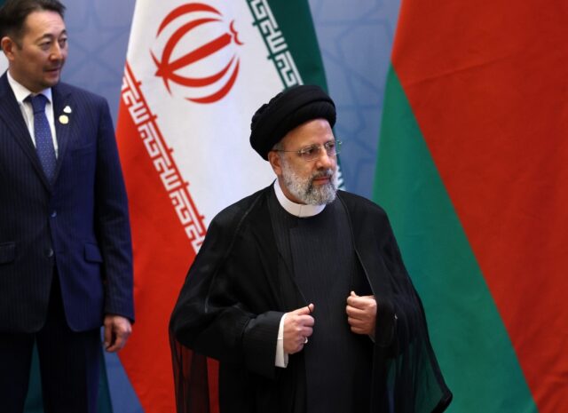 Iranian President Ebrahim Raisi attends the Shanghai Cooperation Organization leaders' su