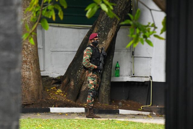 Sri Lanka's deposed president Gotabaya Rajapaksa was driven in a security convoy to a new