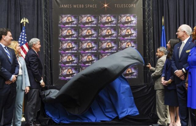 USPS releases new stamp celebrating NASA's James Webb Space Telescope