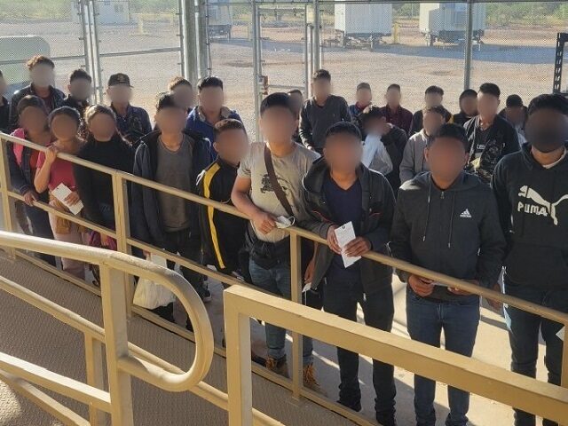 Tucson Sector Border Patrol agents found 30 Guatemalan migrant children with two adults ne