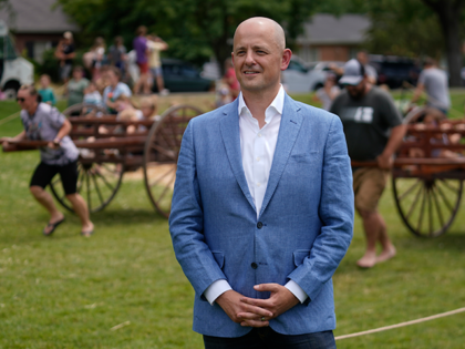 Utah's Evan McMullin speaks during an interview on July 23, 2022, in Provo, Utah. McMullin is emerging as the nation’s most competitive independent candidate running for U.S. Senate in the 2022 midterm elections. With both parties jockeying for control of Congress, the former Republican's bid against Donald Trump ally Mike …