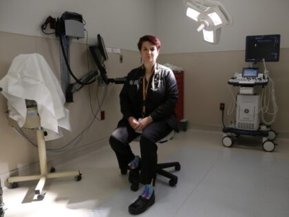 FILE - Dr. Colleen McNicholas, chief medical officer at Planned Parenthood of the St. Louis Region and Southwest Missouri, sits in a surgical room on April 11, 2022, at the Planned Parenthood clinic in Fairview Heights, Illinois. Midwestern Planned Parenthood officials on Monday, October 3, 2022, announced plans for a …