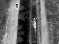 Texas DPS Drone Pilot Spots 37 Migrants in Rail Car near Border