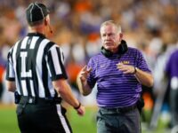 LSU Coach Brian Kelly Says Instant Replay is ‘Ruining the Game’
