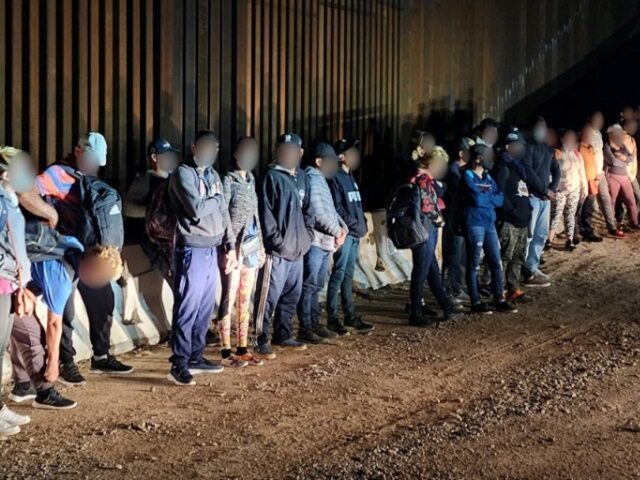 Agents near Lukeville, AZ, found a group of migrants including 17 unaccompanied children. (U.S. Border Patrol/Tucson Sector)