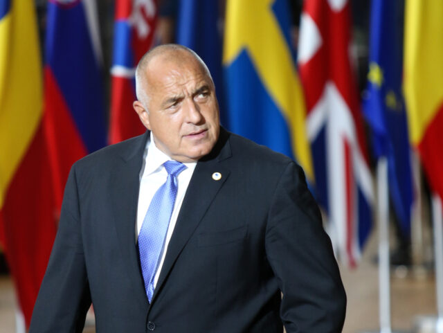 Boyko Borrisov, Prime Minister of Bulgaria arrives to the Europa Building during the Europ