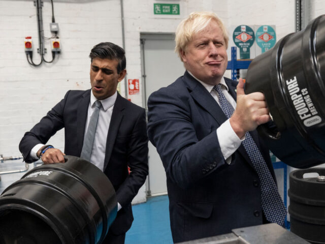 LONDON, ENGLAND - OCTOBER 27: British Prime Minister Boris Johnson and Britain's Chan