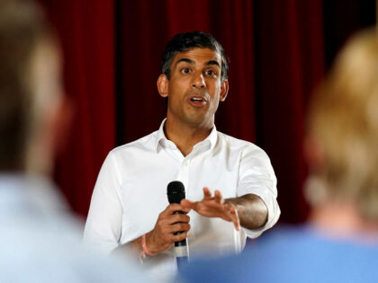 RIBBLE VALLEY, ENGLAND - AUGUST 08: Former Chancellor of the Exchequer, Rishi Sunak speak
