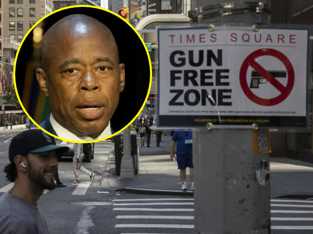 Gun-Free Zone in Times Square; NYC Mayor Eric Adams