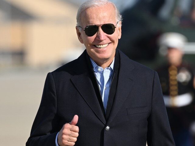 President Joe Biden walks to board Air Force One at Joint Base Andrews in Maryland on Octo