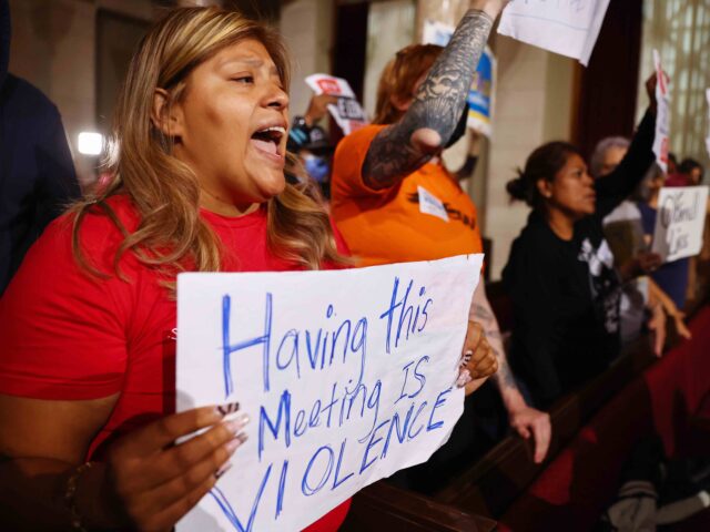L.A. City Council racism protest (Mario Tama / Getty)