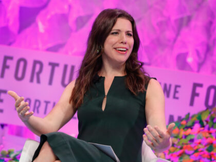 WASHINGTON, DC - OCTOBER 11: CNN Political Commentator Mary Katharine Ham speaks onstage at the Fortune Most Powerful Women Summit - Day 3 on October 11, 2017 in Washington, DC. (Photo by Paul Morigi/Getty Images for Fortune)