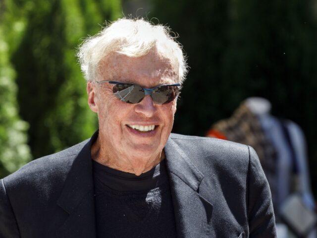 Phil Knight, chairman and co-founder of Nike Inc., arrives for a session at the Allen & Co