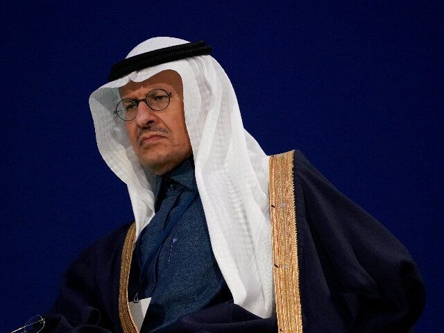 Saudi Arabia's Minster of Energy Prince Abdulaziz bin Salman Al Saud waits his turn to spe