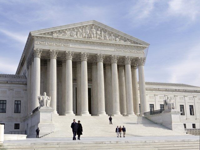 FILE - This photo shows the U.S. Supreme Court Building, Wednesday, Jan. 25, 2012 in Washington. A draft opinion circulated among Supreme Court justices suggests that a majority of high court has thrown support behind overturning the 1973 case Roe v. Wade that legalized abortion nationwide, according to a report …