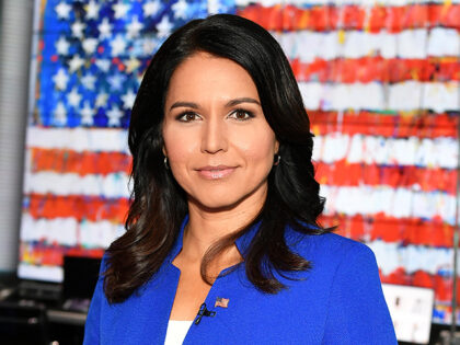 NEW YORK, NY - SEPTEMBER 24: (EXCLUSIVE COVERAGE) Democratic Presidential Candidate Tulsi Gabbard visits "FOX & Friends" at Fox News Channel Studios on September 24, 2019 in New York City. (Photo by Slaven Vlasic/Getty Images)