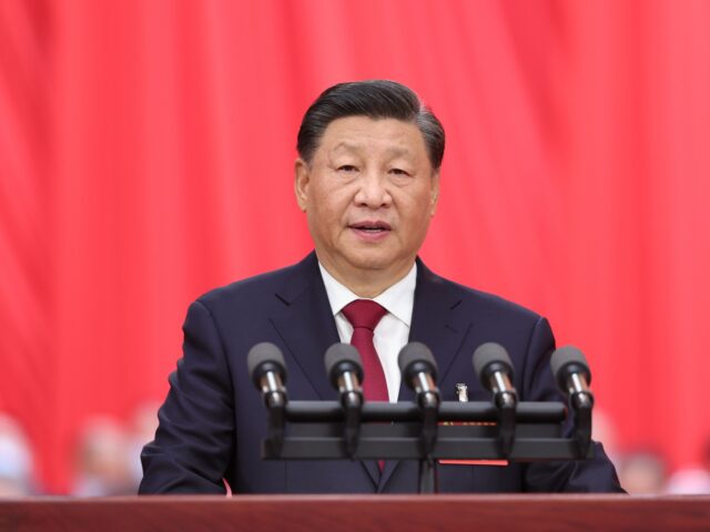 Xi Jinping delivers a report to the 20th National Congress of the Communist Party of China
