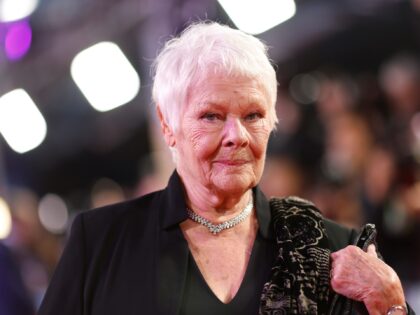 ONDON, ENGLAND - OCTOBER 09: Dame Judi Dench attends the "Allelujah" European Premiere dur