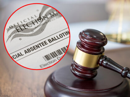 UNITED STATES - OCTOBER 11: Official absentee ballot issued in Washington, DC on Tuesday,