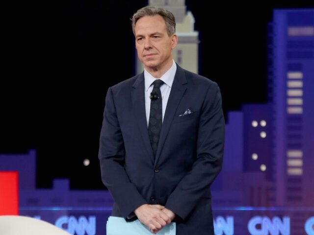 AUSTIN, TEXAS - MARCH 10: Jake Tapper speaks during the 'CNN Democratic Town Hall&#03