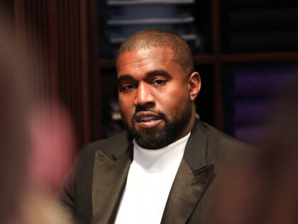 CHICAGO, ILLINOIS - OCTOBER 28: Kanye West attends Jim Moore Book Event At Ralph Lauren Ch