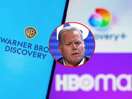 BRAZIL - 2022/08/05: In this photo illustration, the Warner Bros. Discovery logo is displa