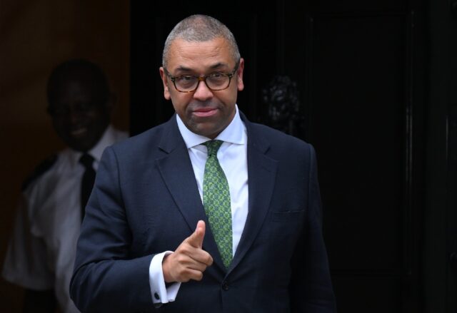 Britain's Foreign Secretary James Cleverly has been criticised for telling LGBT fans trave