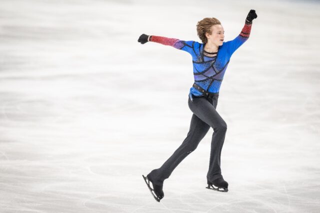US teen Ilia Malinin landed only the second quadruple axel ever completed in competition t