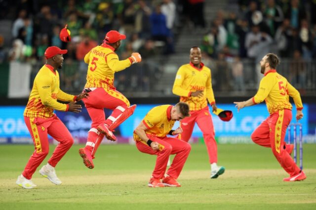 Zimbabwe got sweet revenge in the light-hearted 'Fake Mr Bean' feud as they stunned Pakist