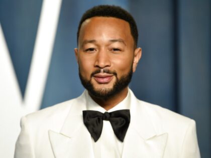 John Legend arrives at the Vanity Fair Oscar Party on Sunday, March 27, 2022, at the Wallis Annenberg Center for the Performing Arts in Beverly Hills, Calif. (Photo by Evan Agostini/Invision/AP)