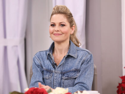UNIVERSAL CITY, CALIFORNIA - NOVEMBER 18: Actress Candace Cameron-Bure visits Hallmark Channel's "Home & Family" at Universal Studios Hollywood on November 18, 2019 in Universal City, California. (Photo by Paul Archuleta/Getty Images)
