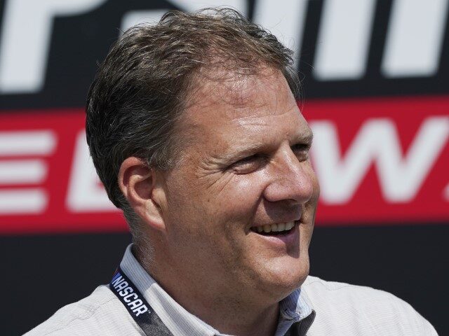 New Hampshire Governor Chris Sununu prior to the NASCAR Cup Series auto race at the New Ha