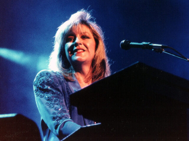 BLOOMINGTON, MN - JUNE 30: Fleetwood Mac (Christine McVie) performs at the Met Center in Bloomington, Minnesota on June 30, 1990. (Photo by Jim Steinfeldt/Michael Ochs Archives/Getty Images)
