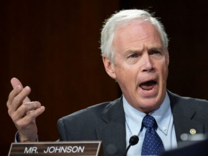 WASHINGTON, DC - SEPTEMBER 14: Sen. Ron Johnson (R-WI) questions U.S. Secretary of State Antony Blinken during a Senate Foreign Relations Committee hearing on Capitol Hill, September 14, 2021 in Washington, DC. Blinken was questioned about the Biden administration's handling of the U.S. withdraw from Afghanistan. (Photo by Drew Angerer/Getty …