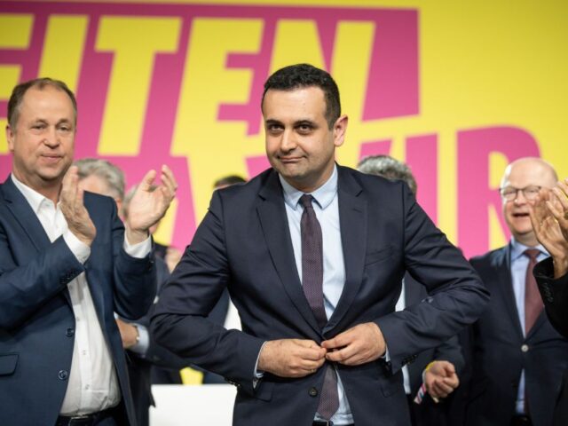 dpatop - 23 April 2022, Berlin: The newly elected FDP Secretary General, Bijan Djir-Sarai