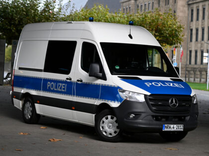04 November 2022, North Rhine-Westphalia, Duesseldorf: Torben Konrad, chief detective in the criminal investigation department of the Düsseldorf police headquarters, presents the police's new "fire mobile" to the press. The vehicle is to be used to investigate the causes of fires. Photo: Roberto Pfeil/dpa (Photo by Roberto Pfeil/picture alliance via …