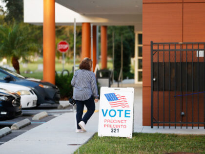 TAMPA, FL - NOVEMBER 08: Hillsborough County residents cast their voting ballots at the C. Blythe Andrews, Jr. Public Library polling precinct on November 8, 2022 in Tampa, United States. After months of candidates campaigning, Americans are voting in the midterm elections to decide close races across the nation. (Photo …