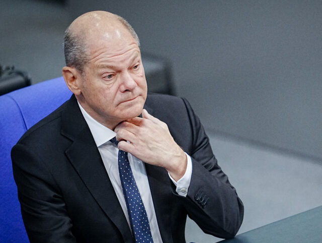 23 November 2022, Berlin: Chancellor Olaf Scholz (SPD) takes part in the general debate of
