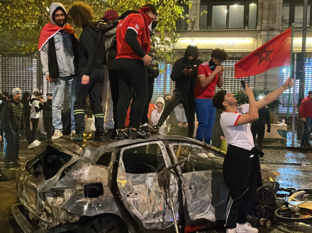 WATCH: Moroccans Riot in Brussels to ‘Celebrate’ World Cup Win Against Belgium
