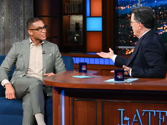 NEW YORK - NOVEMBER 28: The Late Show with Stephen Colbert and guest Don Lemon during Mond
