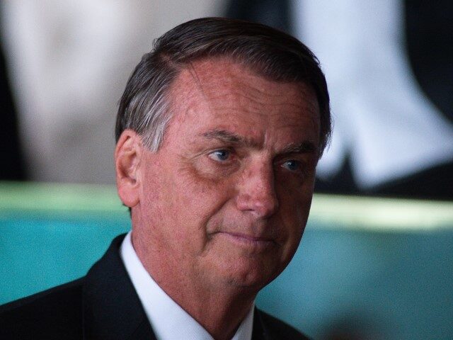 BRASILIA, BRAZIL - NOVEMBER 01: President of Brazil Jair Bolsonaro looks on after a press