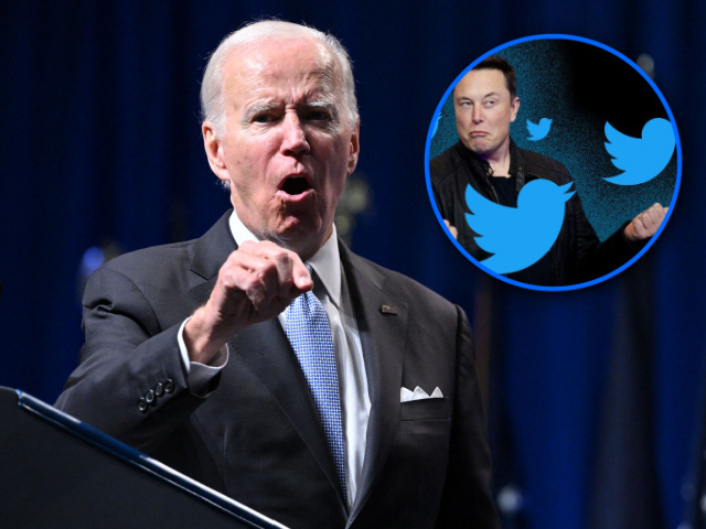 Joe-Biden-Blames-Elon Musk MANDEL NGAN_AFP via Getty Images