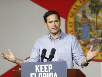 ORLANDO, FL - NOVEMBER 07: U.S. Sen. Marco Rubio (R-FL) speaks at a rally at the Cheyenne