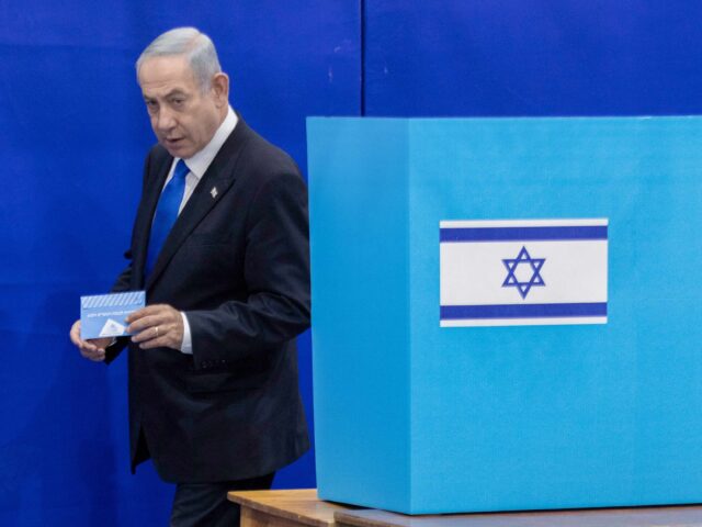 Netanyahu ballot (Kobi Wolf / Getty)