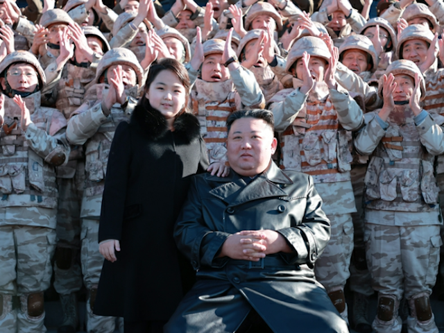 Kim Jong-un and daughter, November 27, 2022