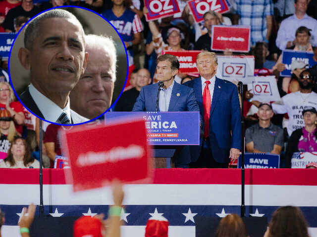 Mehmet Oz, US Republican Senate candidate for Pennsylvania, speaks during a rally with for