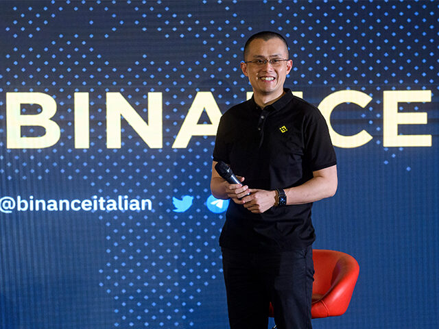 Founder and CEO of Binance Changpeng Zhao, commonly known as "CZ," attends "CZ meets Italy" at Palazzo Brancaccio on May 10, 2022, in Rome, Italy. (Antonio Masiello/Getty Images)