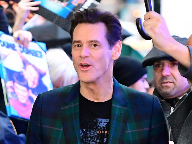 NEW YORK, NY - FEBRUARY 04: Actor Jim Carrey is seen outside good morning america on Febru