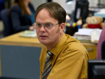 THE OFFICE -- "Workplace Bullying" Episode 901 -- Pictured: Rainn Wilson as Dwight Schrute -- (Photo by: Justin Lubin/NBCNBCU Photo Bank)