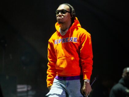 OAKLAND, CALIFORNIA - SEPTEMBER 29: Rapper Takeoff of Migos performs at Rolling Loud festi